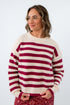 Cherry Cola Stripe Sweater