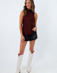 Dark wash denim mini skort for fall style, dark washed denim skort, USC game day outfit