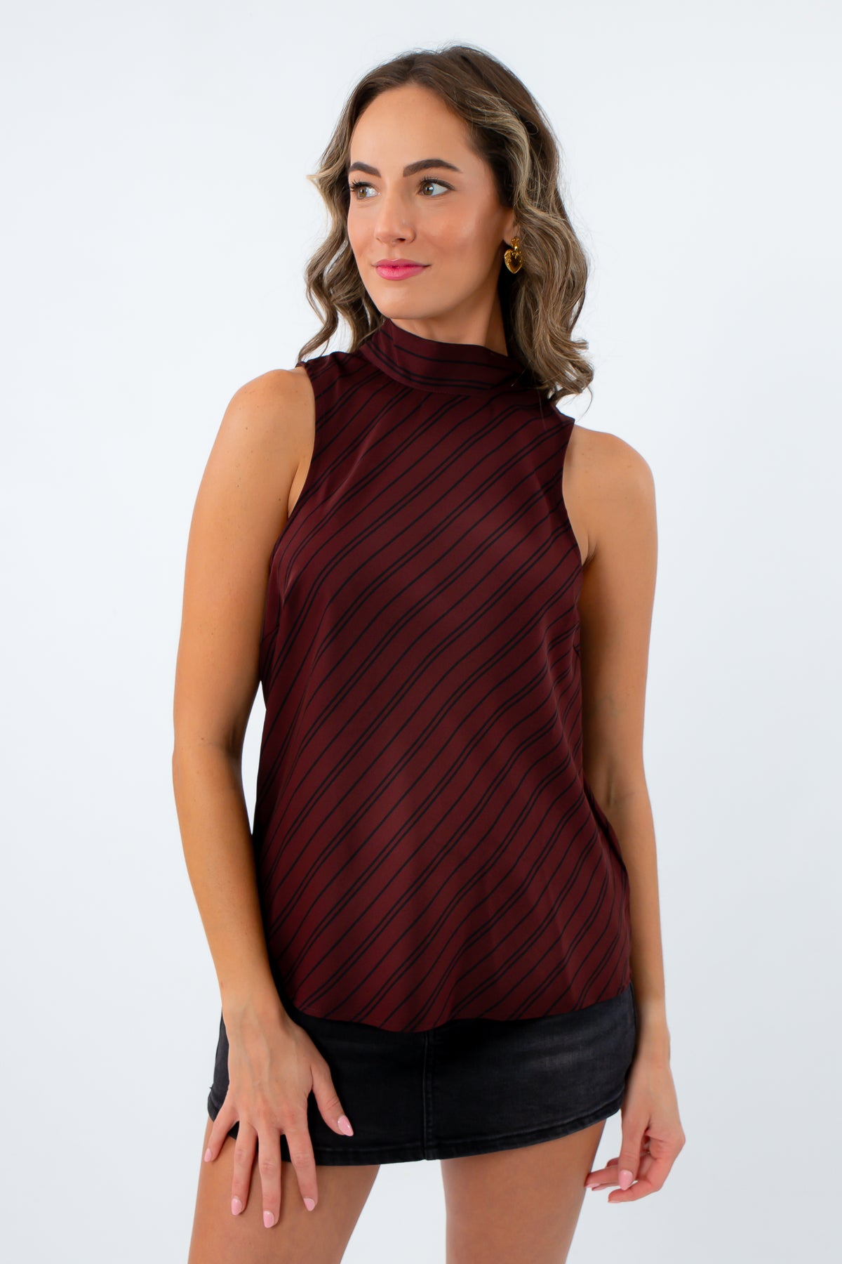 Forever To Thee Stripe Sleeveless Top