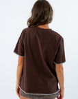 neutral gameday casual top