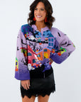 Queen of Sparkles Trick or Treat Cardigan