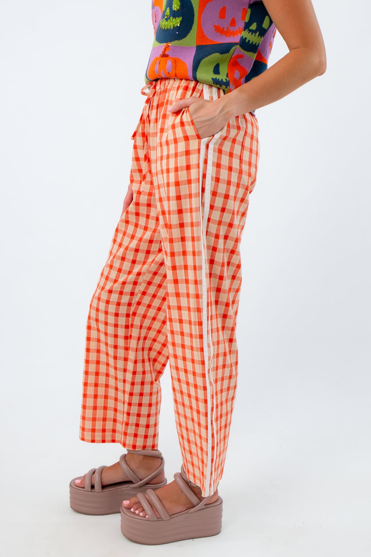 Comfortable cotton polyester blend fall pants, comfortable pants for fall, comfortable halloween pants