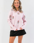 Santa Baby Pink Sweater