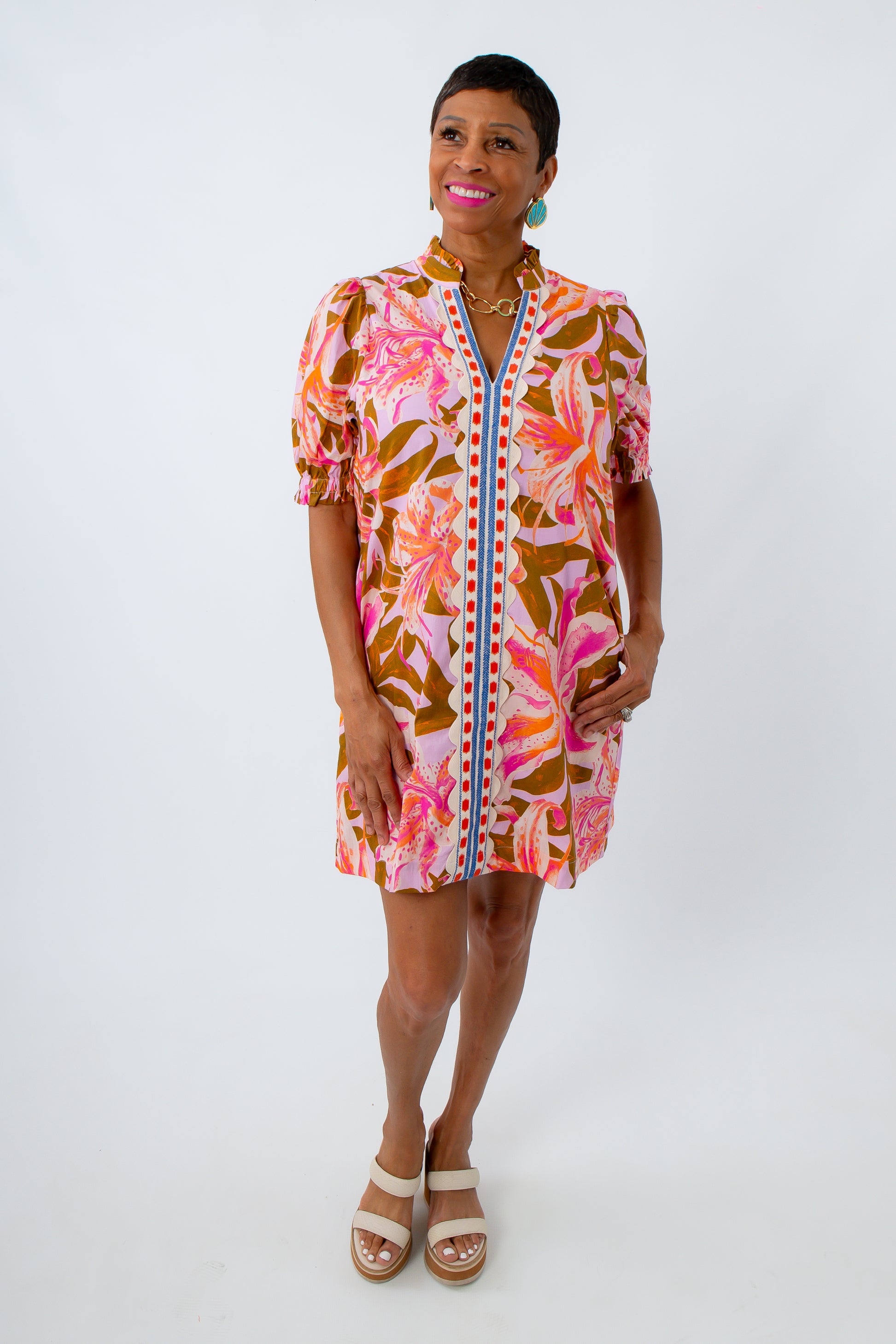 THML Endless Summer Tropical Floral Dress