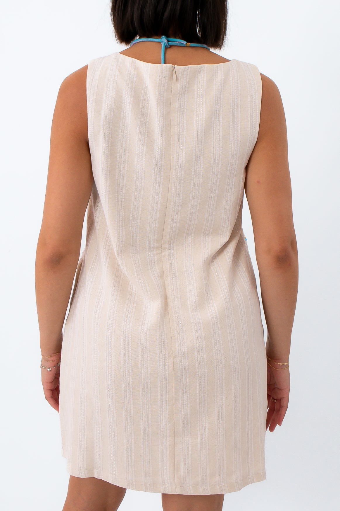 Sun Glitter Sequin Embellished Shift Dress