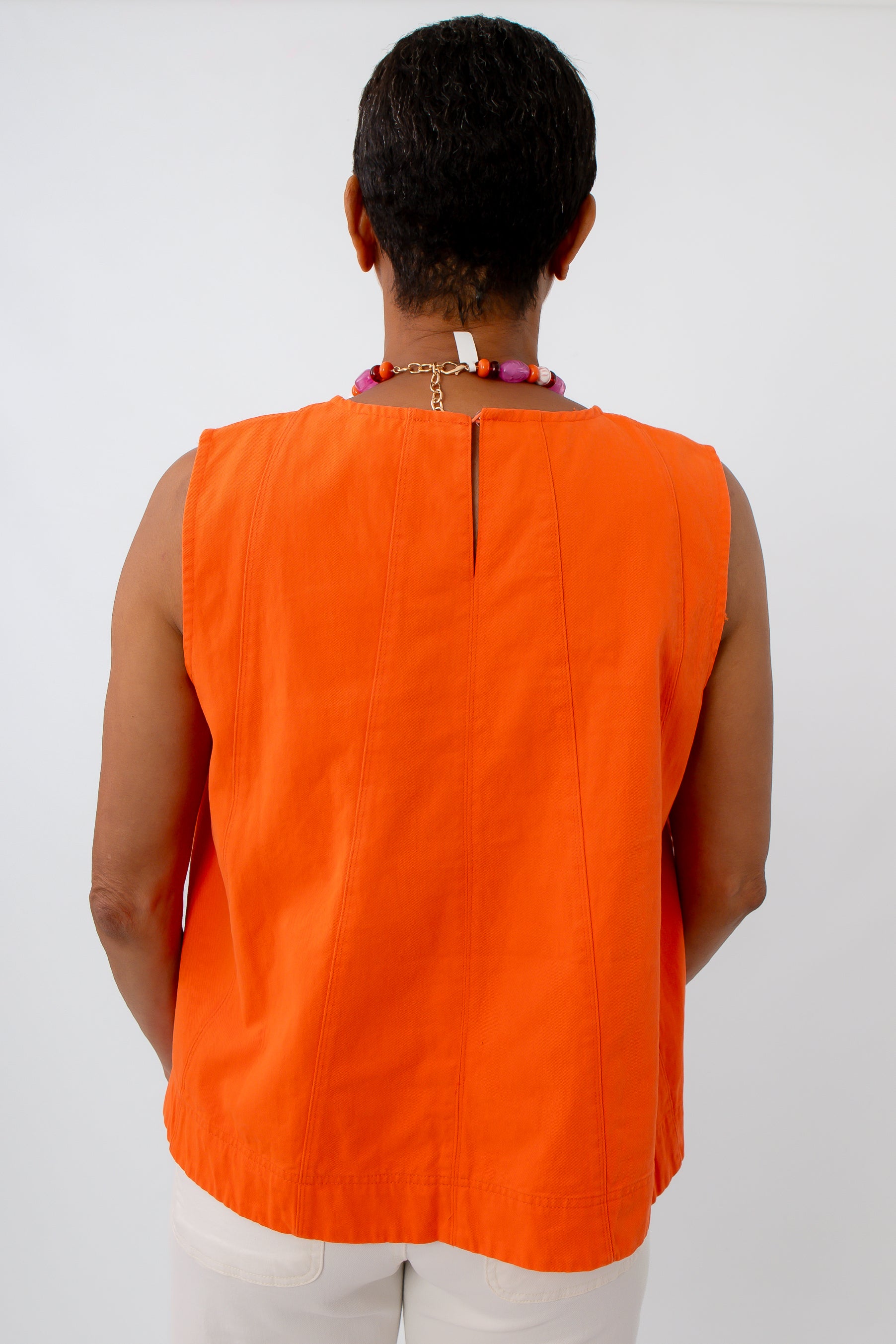 Bright orange cotton top for Clemson game day, Auburn game day top, Syracuse game day top