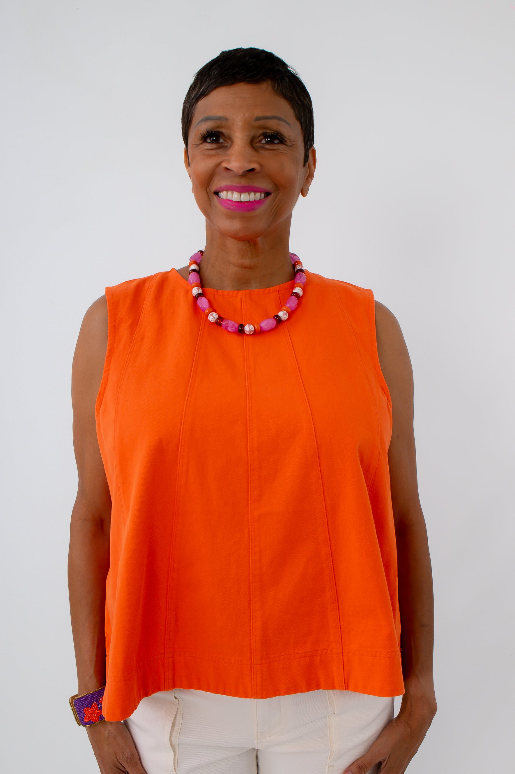 Tennessee orange tailgating top made from 100% cotton for a game day look
