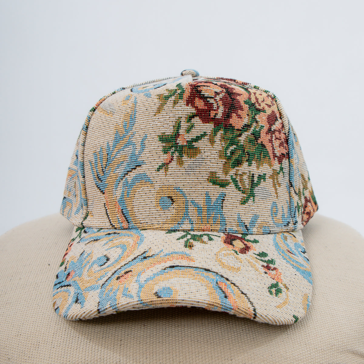 Floral Brocade Baseball Cap