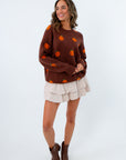 halloween and thanksgiving pumpkin sweater boutique shopping cozy soft