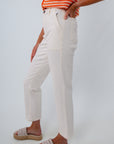 Off-white jeans, Kut from the Kloth ivory jeans, fall pants, fall pants for work