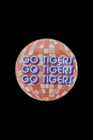 Disco Clemson Gameday Button-Thanks For Everything-L. Mae Boutique