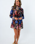 Meet Me in Santorini Night Blossom Dress