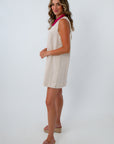 Transitional fall gameday dress, transitional fall teacher dress, transitional workwear dress
