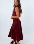 Garnet Gathering Skirt Set