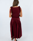 Garnet Gathering Skirt Set
