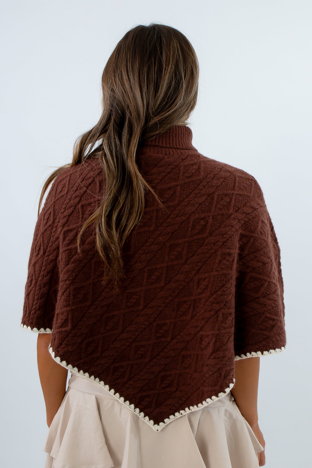 Stylish fall tops featuring knit poncho designs for cool weather, chic poncho for fall, chic fall tops