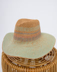 Marisol Multicolor Raffia Sun Hat