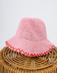 Olsen Girl Pink Floppy Bucket Hat