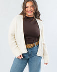 Cream Lightweight Knit Cardigan