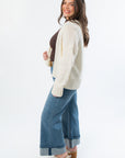 Cream Lightweight Knit Cardigan