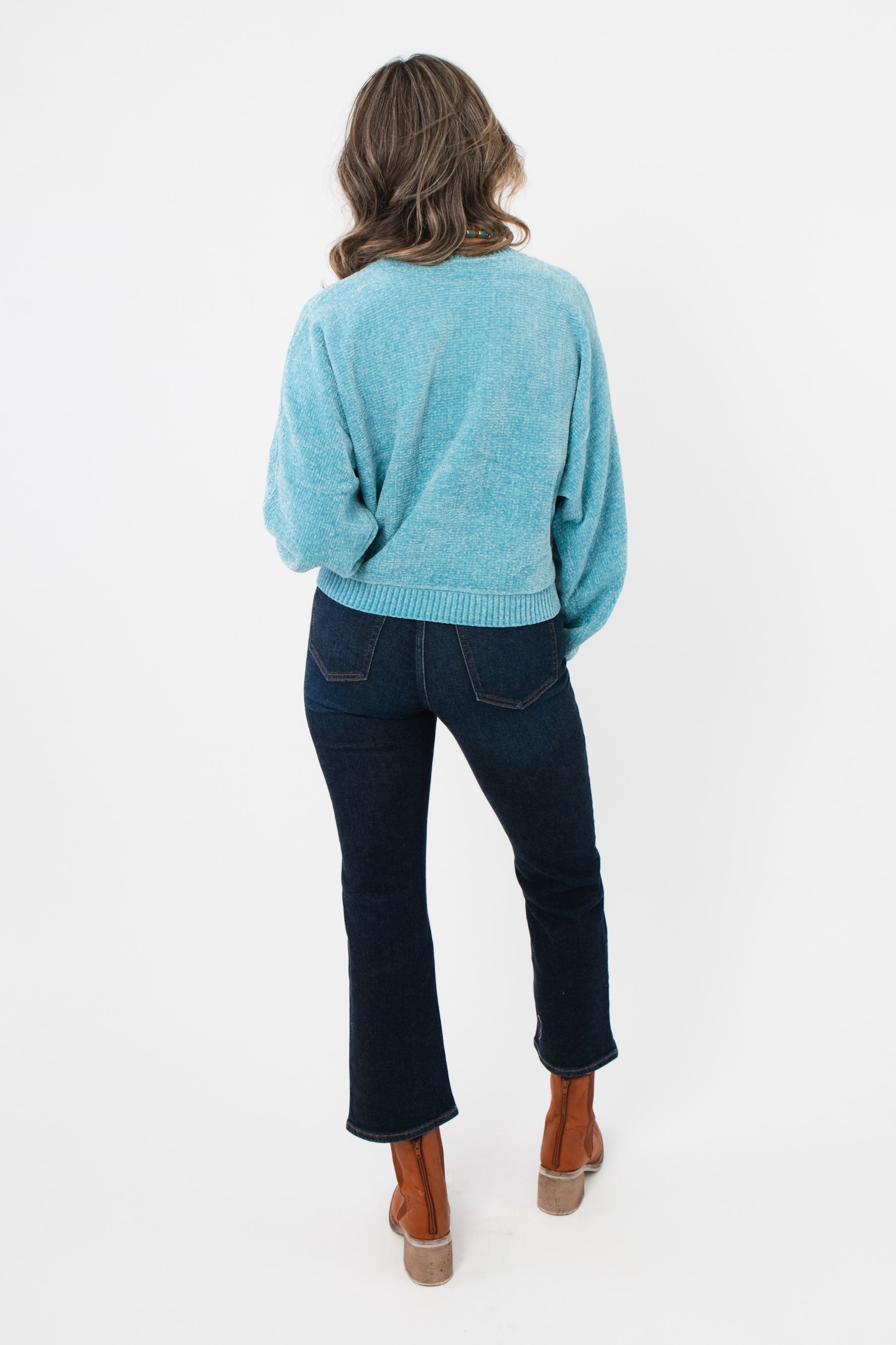 Cloud 9 Blue Chenille Sweater