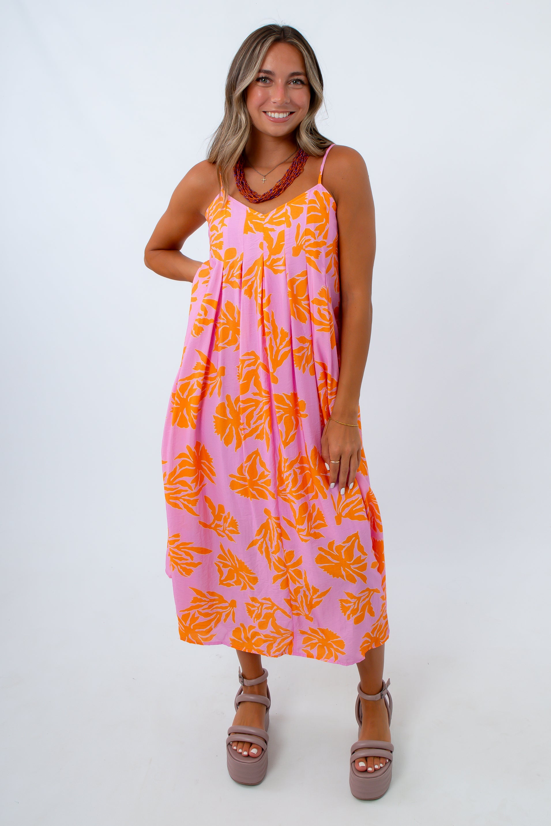 THML long dress, THML midi dress, THMl maxi dress, THML summer dress