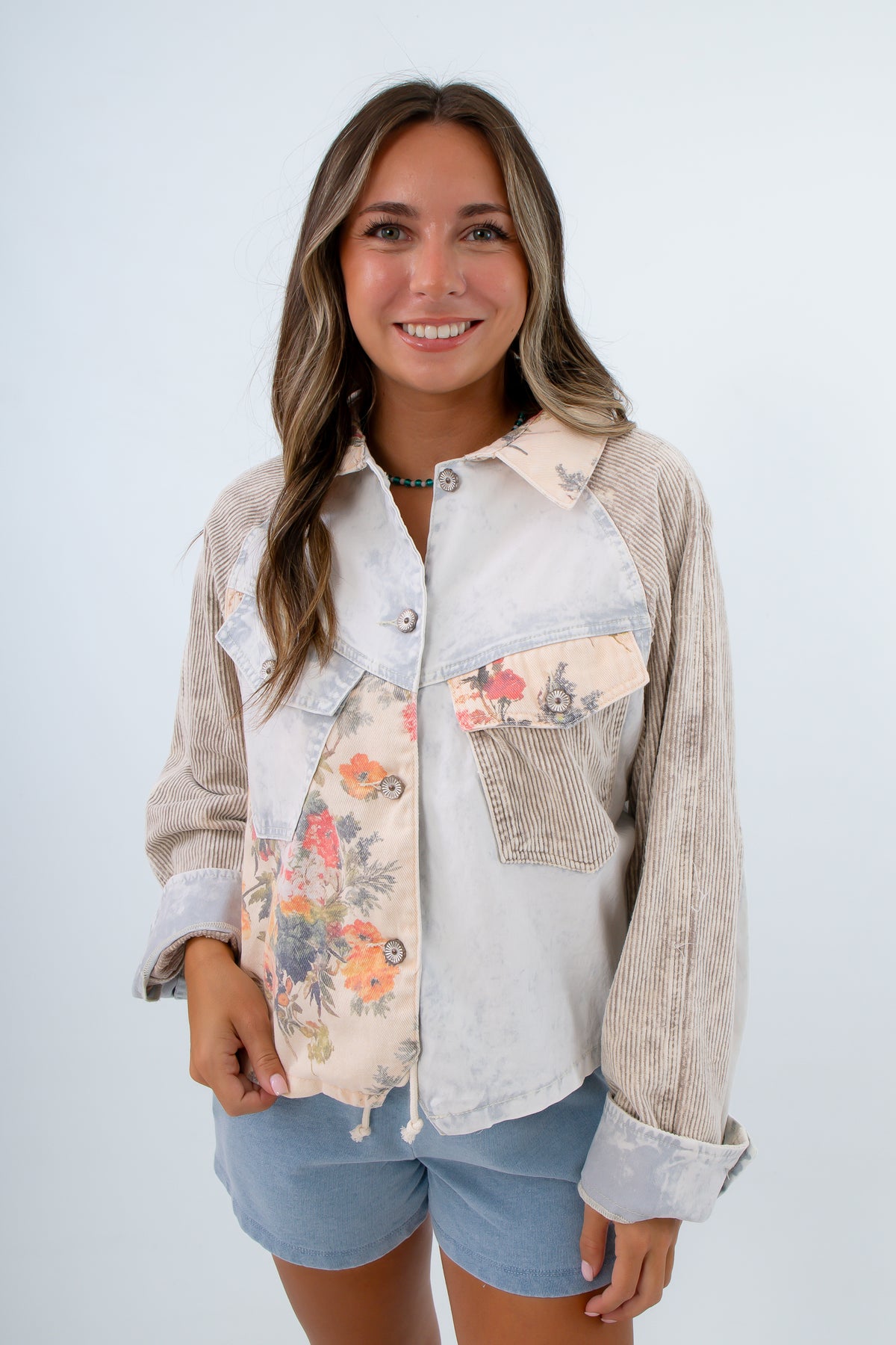 Collected Blooms Patchwork Jacket