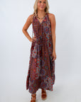 Valencia Patchwork Maxi Dress