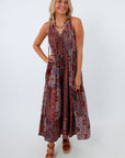 Valencia Patchwork Maxi Dress