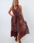 Valencia Patchwork Maxi Dress
