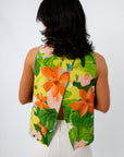 Bahama Breeze Tropical Print Blouse