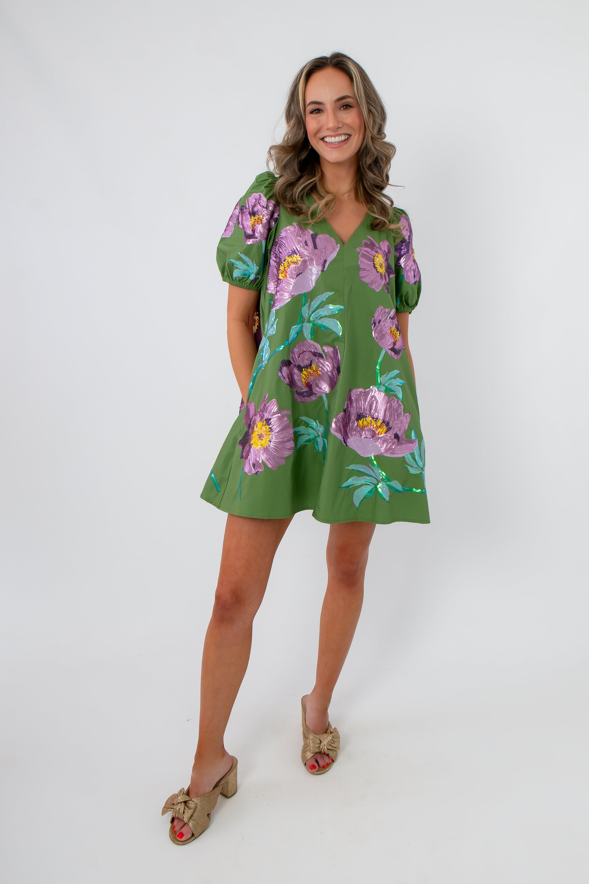 Queen of Sparkles Garden Bloom Floral Mini Dress | Derby Ready L. Mae Boutique Queen of Sparkles Garden Bloom Floral Mini Dress | Derby Ready L. Mae Boutique