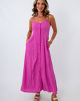 Z Supply Berry Blush Angel Eyes Midi Dress
