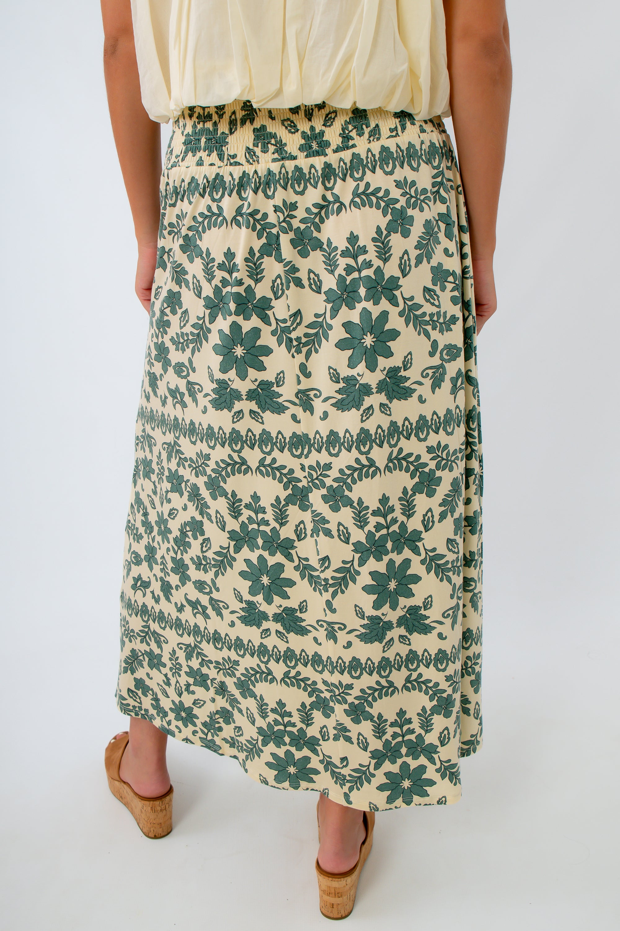 Comfortable fall skirt for women, floral skirt for women, floral maxi skirt