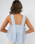 Dorothy Baby Blue Swing Top back view