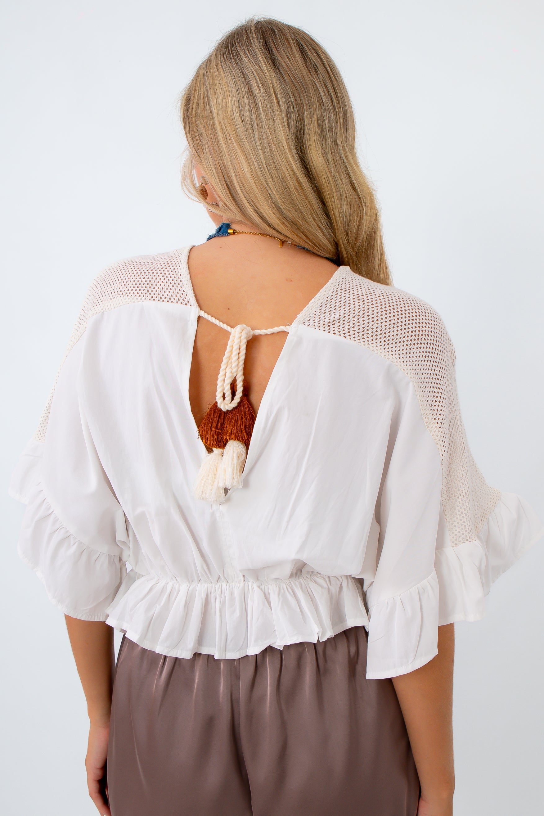 Fall boho tops for women, ivory tops for women, fall tops for women