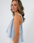 Dorothy Baby Blue Swing Top side profile