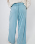 Brandy Blue Fold Over Knit Sweatpant back view