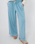 Brandy Blue Fold Over Knit Sweatpant front view