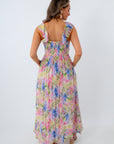 MinkPink Watercolor Floral Celina Maxi Dress