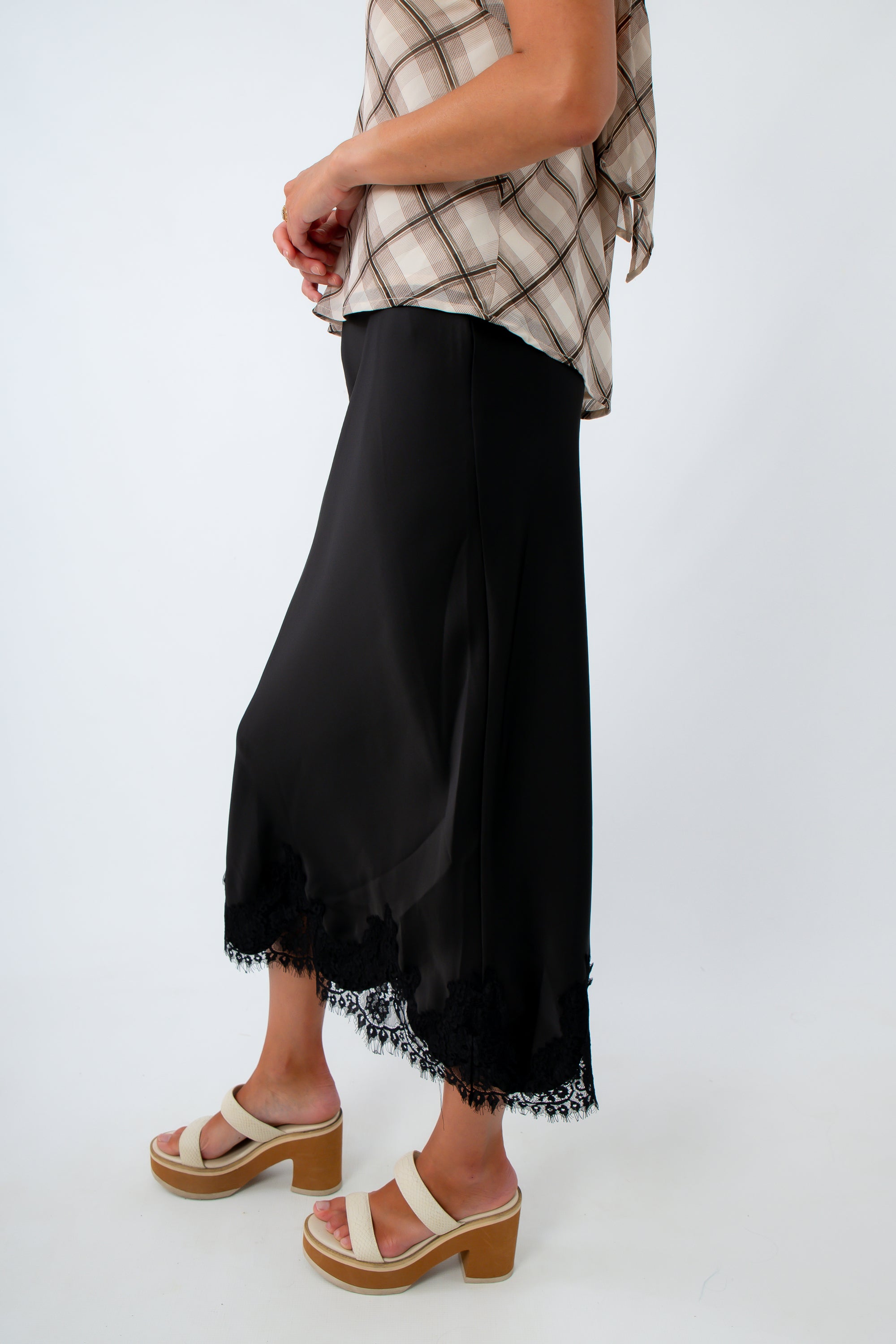 Silky midi skirt for seasonal transition, black midi skirt for fall, fall skirts, black skirts