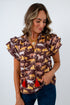 THML On The Prowl Tiger Print Top