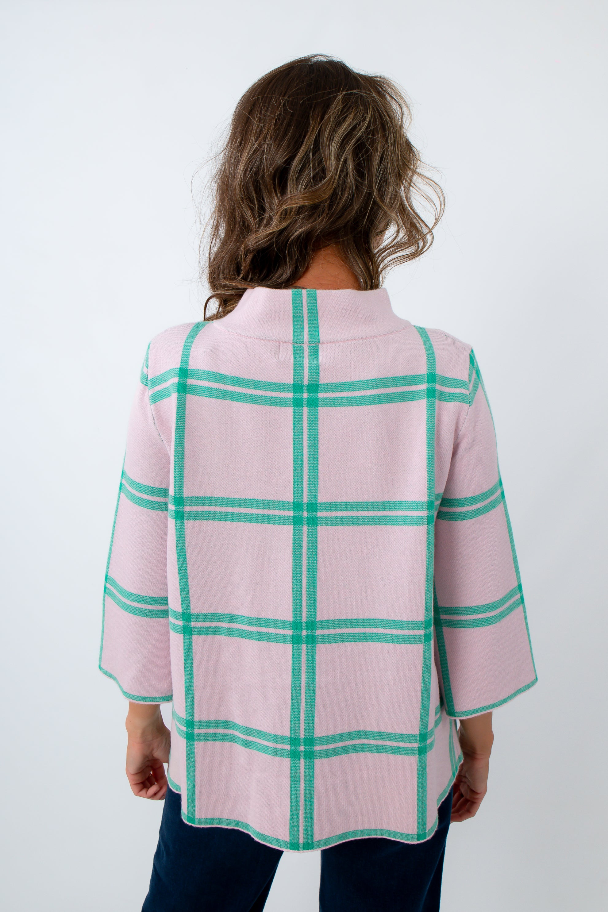 3/4 length bell sleeve sweater, mock neck sweater, fall sweaters, bell sleeve sweater