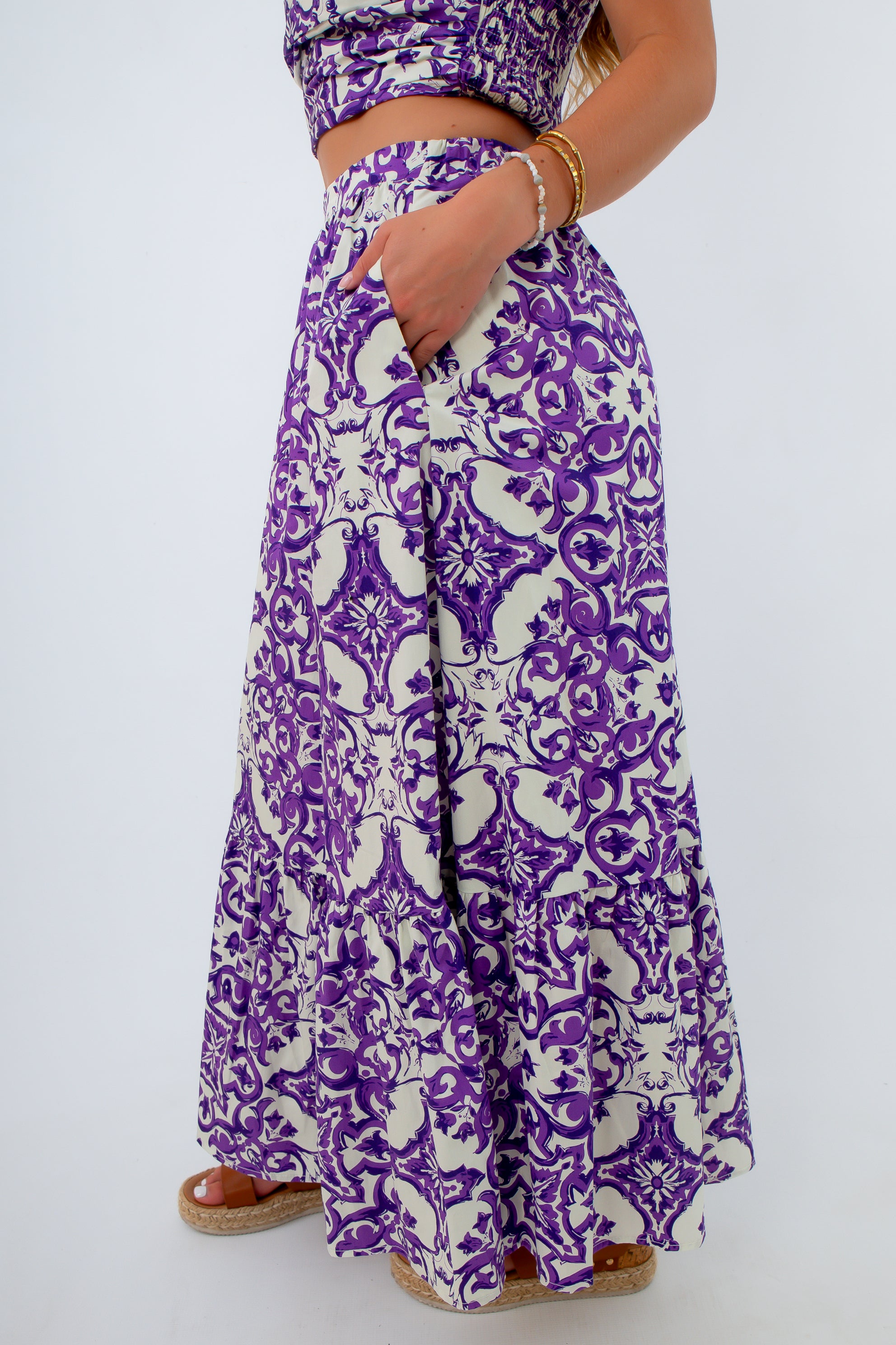 Gameday purple skirt, clemson game day outfit, LSU game day outfit, purple skirt set