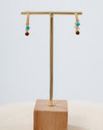 Talisman Beaded Huggie Hoops