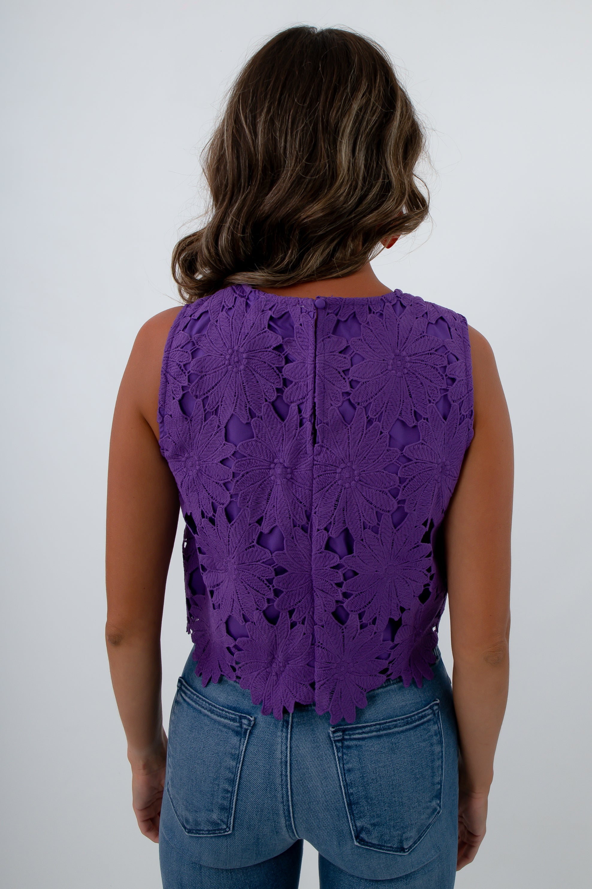 l mae boutique purple gameday outfit