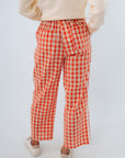 Howard Orange Gingham Pants