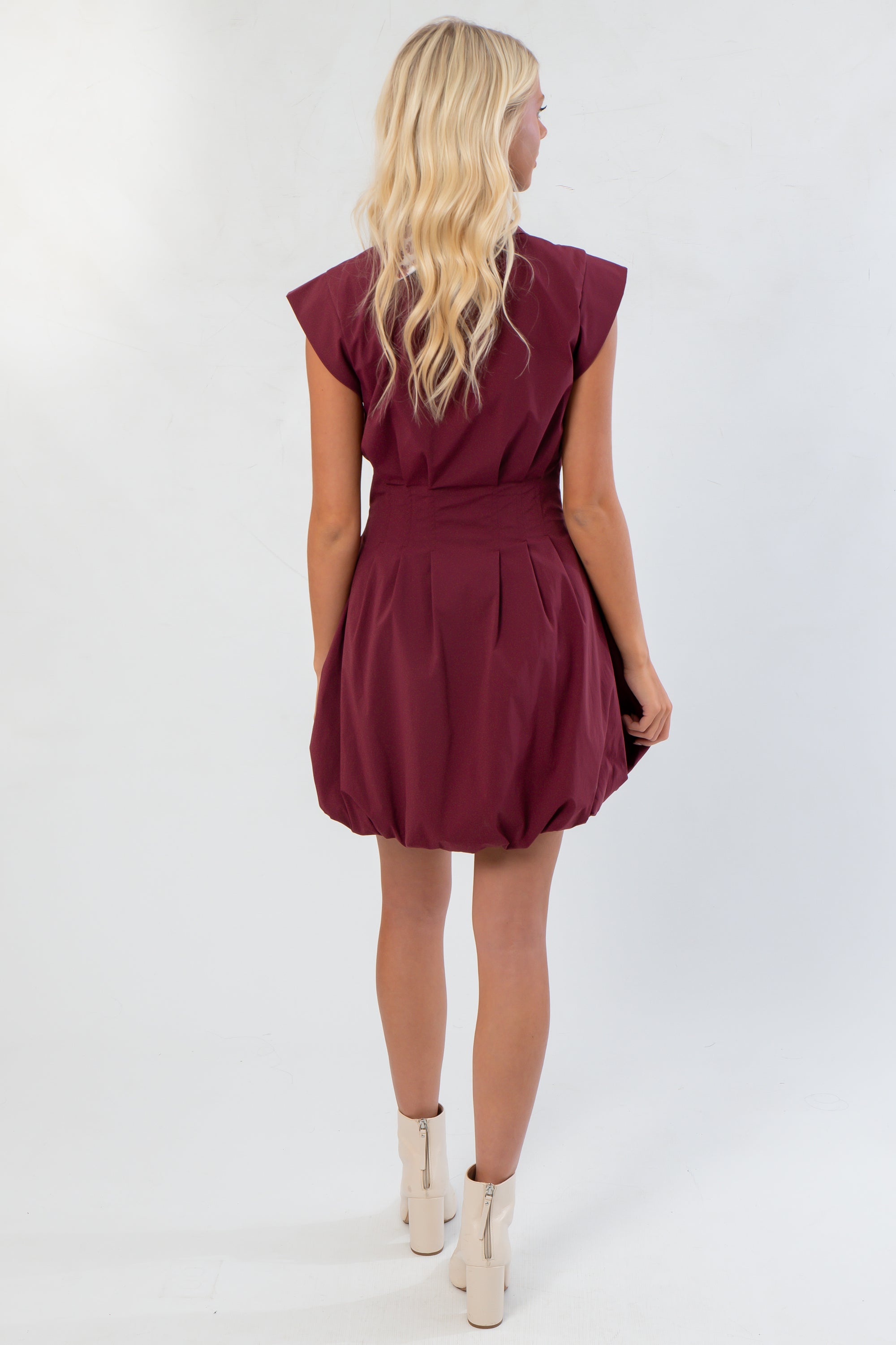 Steve Madden Wine Dyanne Dress