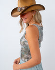 shimmer top for summer concert outfit