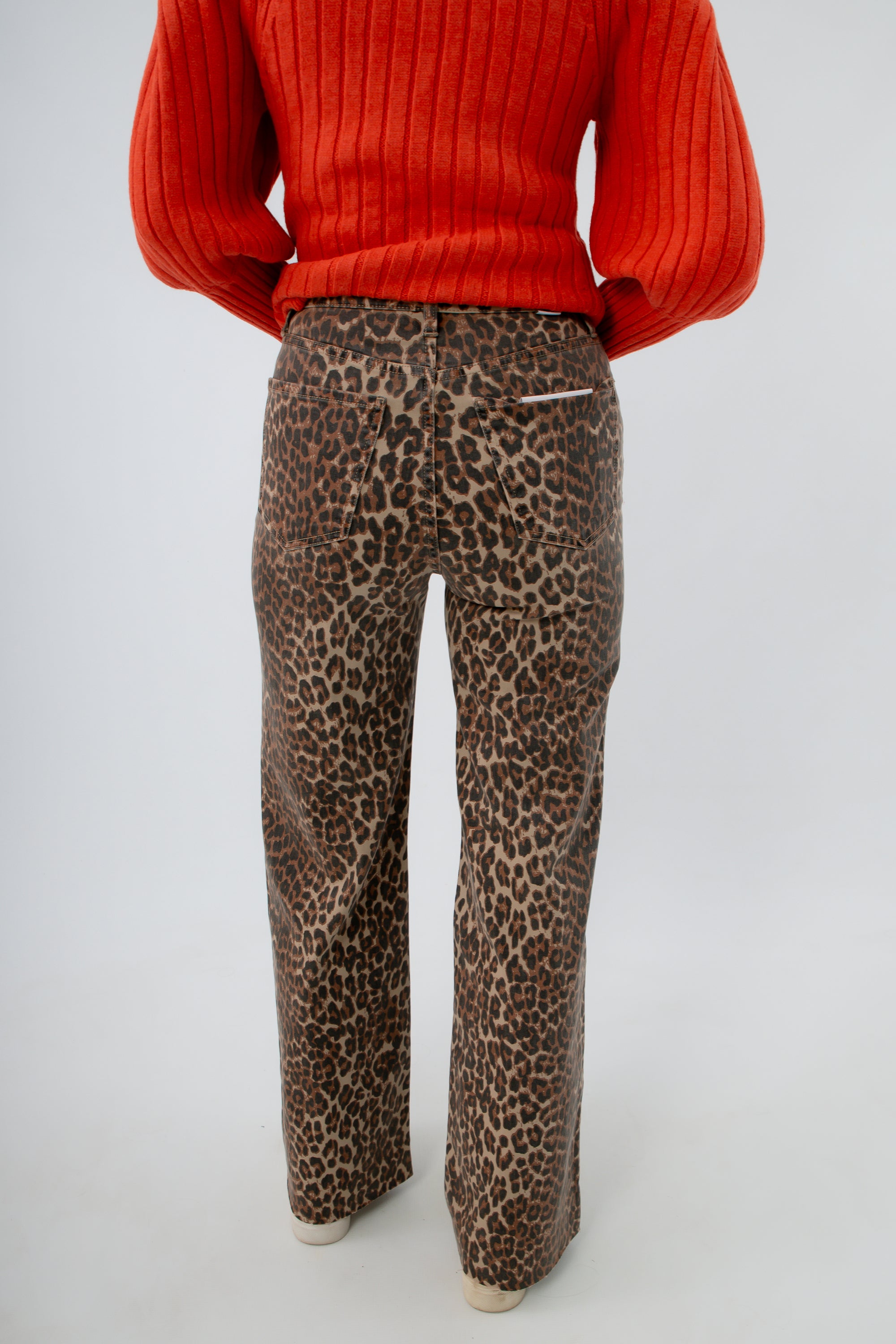 Sustainable leopard print pants for women, animal print pants for women, cheetah print pants